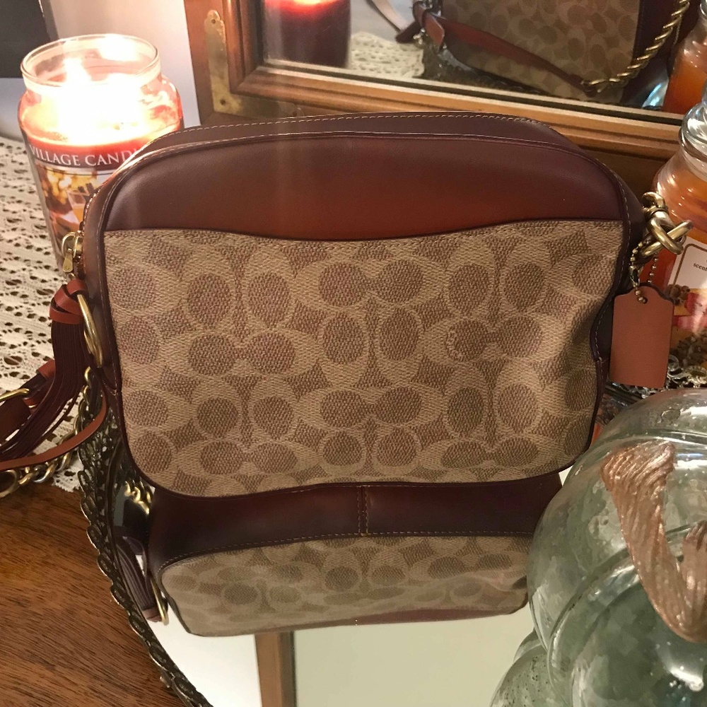 Coach Camera Bag In Signature Canvas